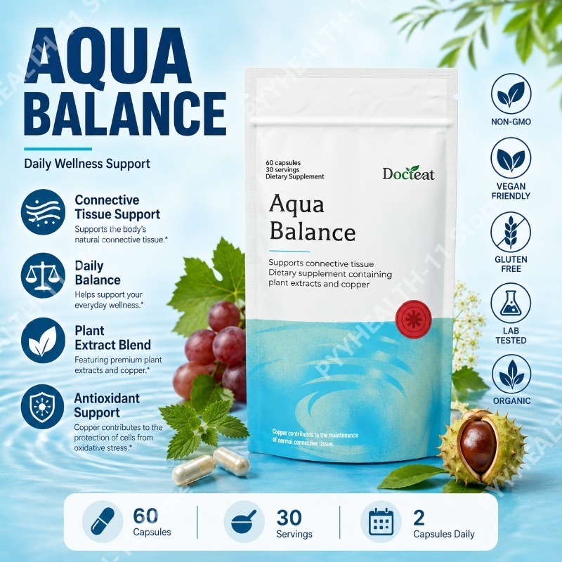 Herbal Wellness Formula - อาหารเสริมสารสกัดจากสมุนไพรพร้อมแคปซูลทองแดง บำรุงร่างกายทุกวัน สูตรเพื่อสุขภาพทั่วไป 60 แคปซูล