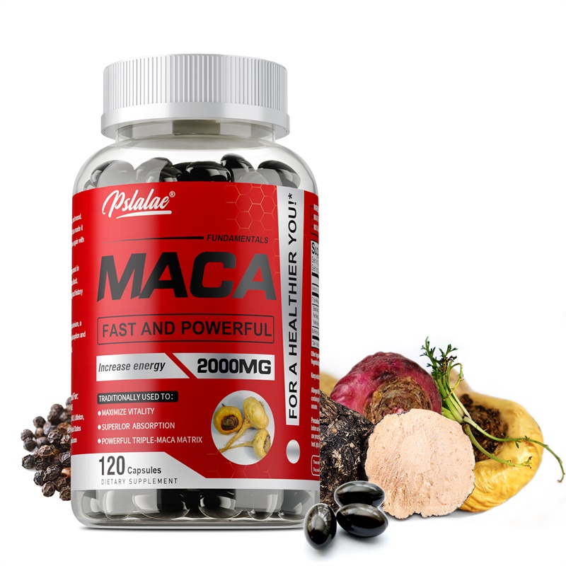 Tulsi Holy Basil - Maca Root Capsules - ปรับปรุงความมีชีวิตชีวาและประสิทธิภาพ เพิ่มพลังงาน