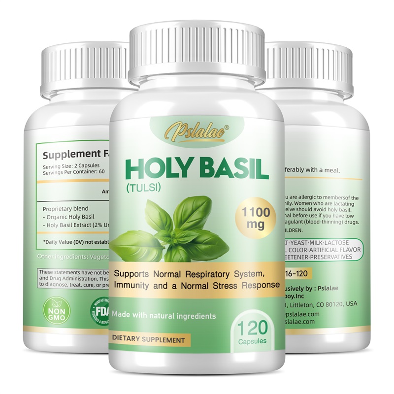 Tulsi Holy Basil - Holy Basil Capsules - เสริมภูมิคุ้มกัน บรรเทาความเครียด