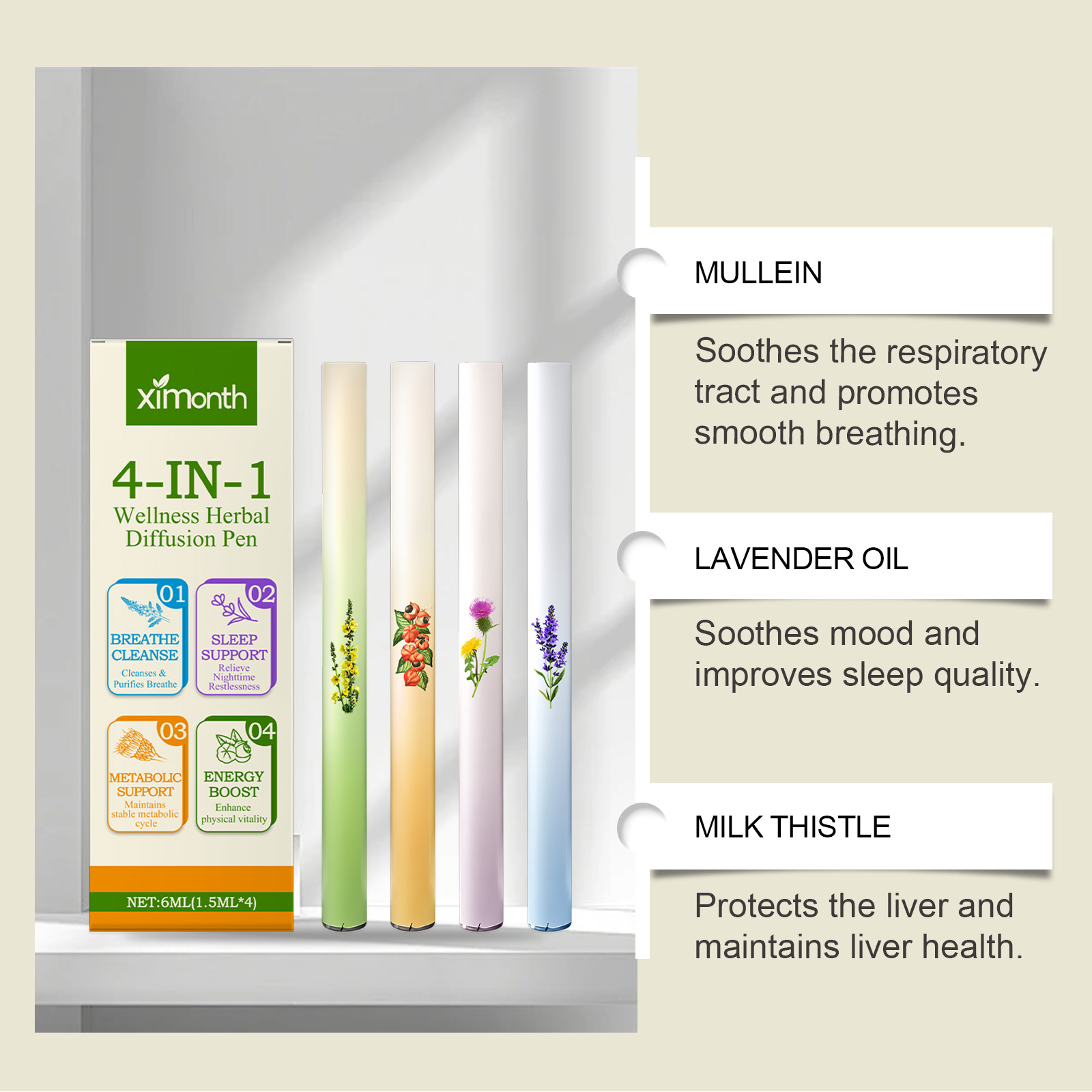 แท่งสมุนไพร 4 in 1 ช่วยเพิ่มพล - Herbal And Wellness บทวิจารณ์และราคา