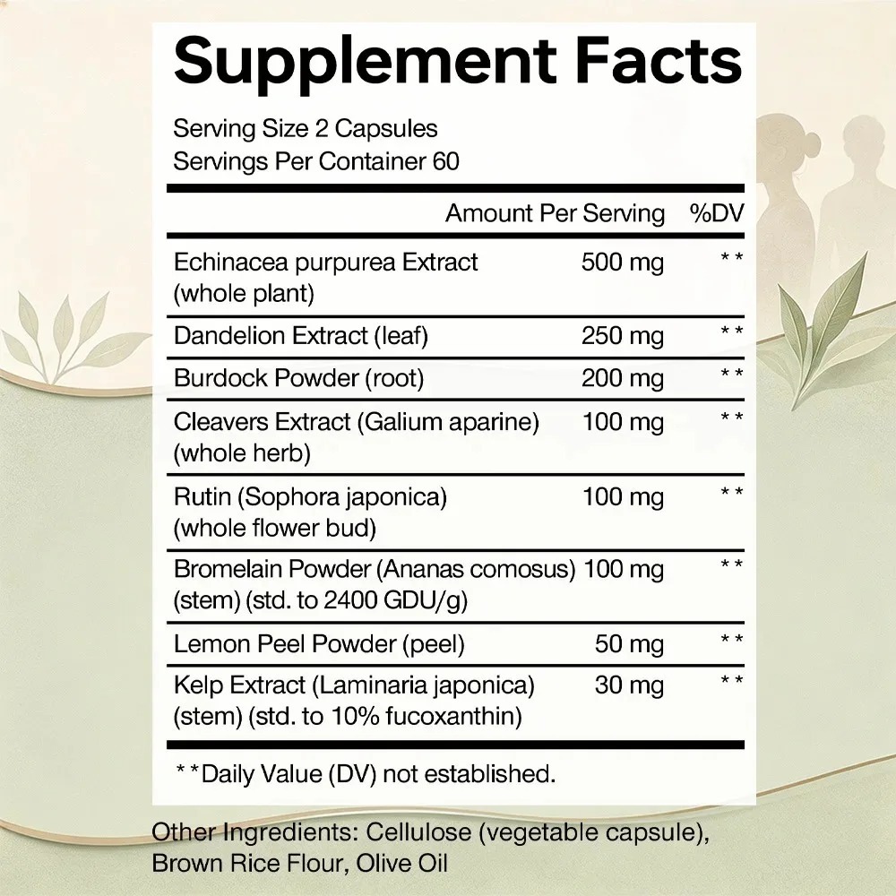 อาหารเสริมทำความสะอาดระบบน้ำเห - Herbal Wellness Formula บทวิจารณ์และราคา