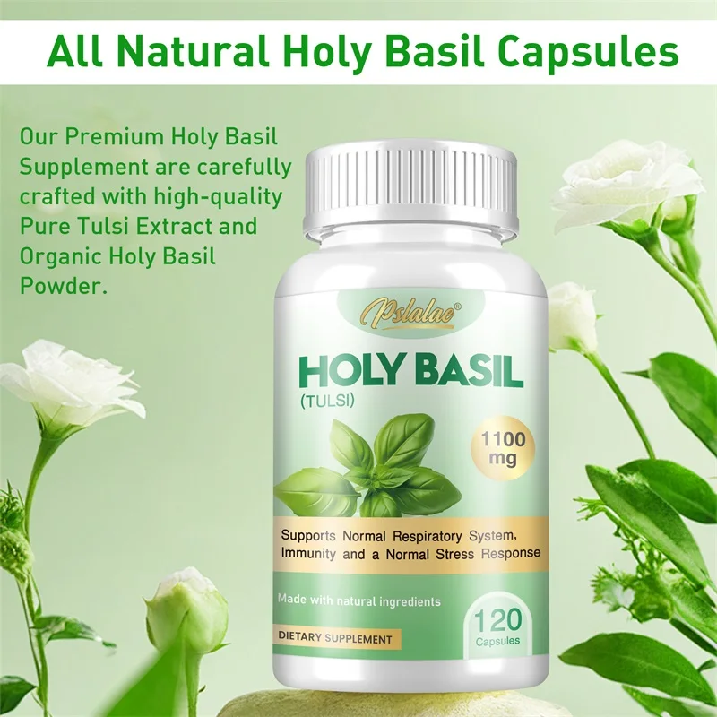 Holy Basil Capsules - เสริมภูม - Tulsi Holy Basil บทวิจารณ์และราคา