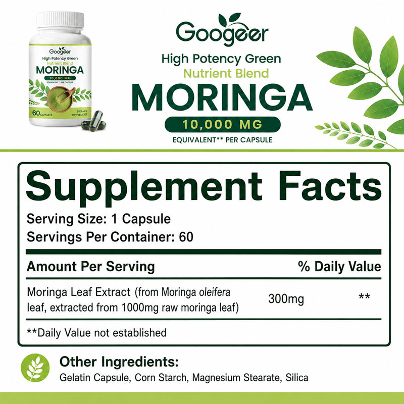 อาหารเสริมมoringa พรีเมียม สาร - Herbal Wellness Formula บทวิจารณ์และราคา